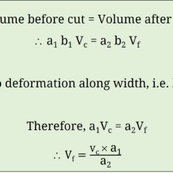 Chip velocity from cutting velocity, uncut and cut chip thickness